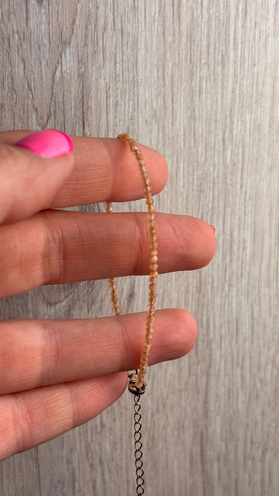 PULSERA FACETADA PIEDRA SOL 2MM