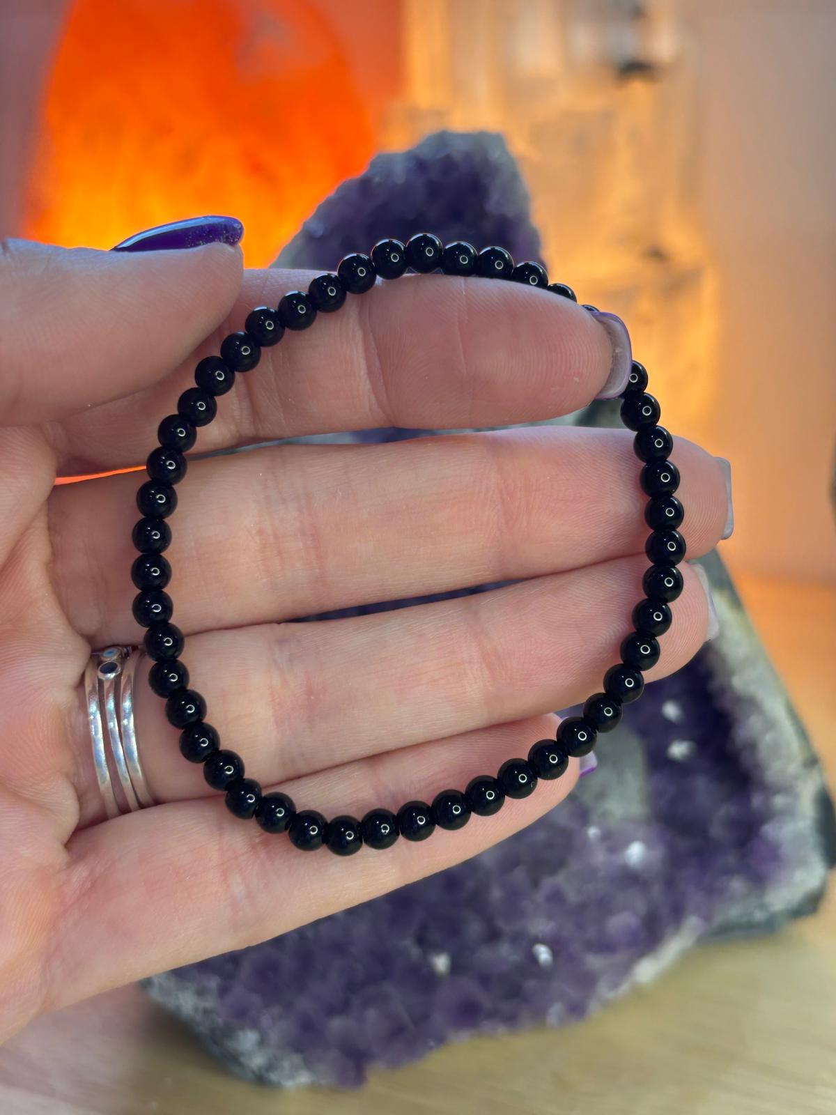 PULSERA AZABACHE 4MM