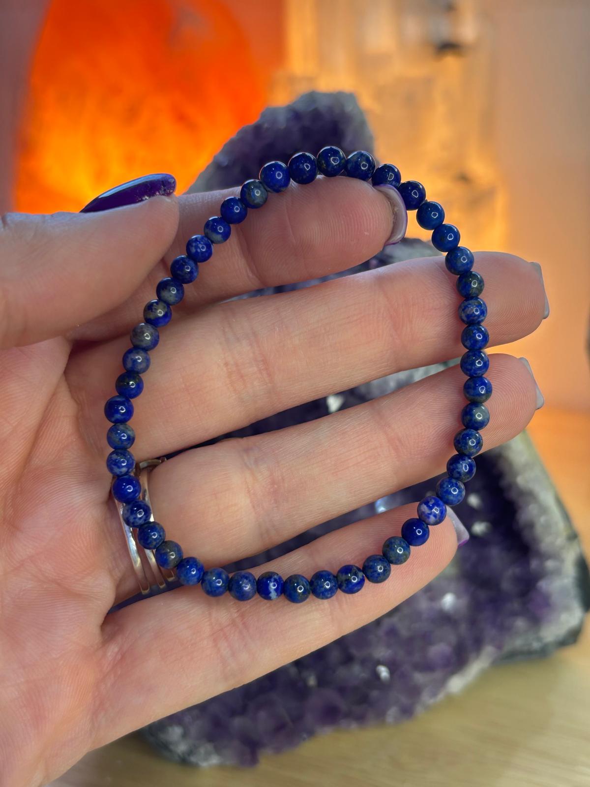 PULSERA LAPISLÁZULI 4MM