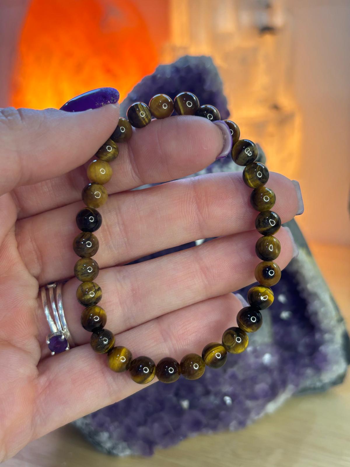 PULSERA OJO DE TIGRE 6MM